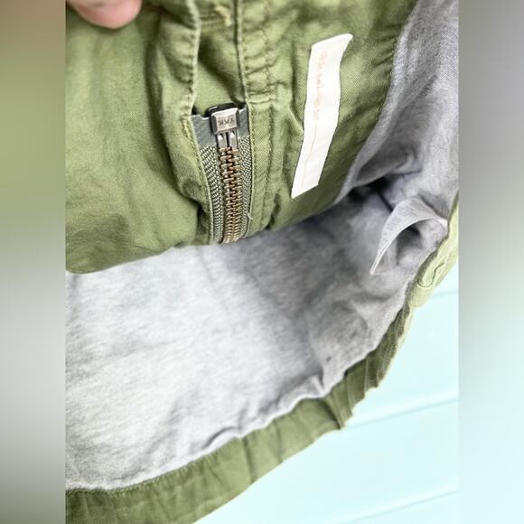 J Crew Crewcuts olive green army utility cargo field jacket preppy Barbour fall - Picture 4 of 9